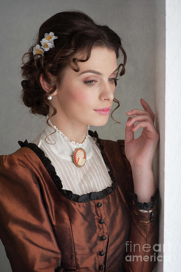Victorian Woman Portrait #3 Photograph by Lee Avison