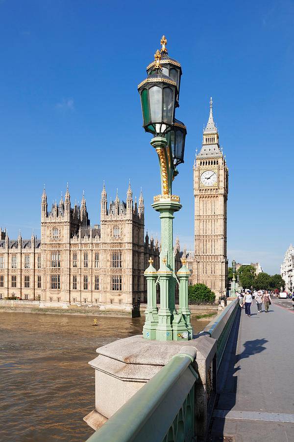 View Of Big Ben And Houses #3 Photograph by Panoramic Images