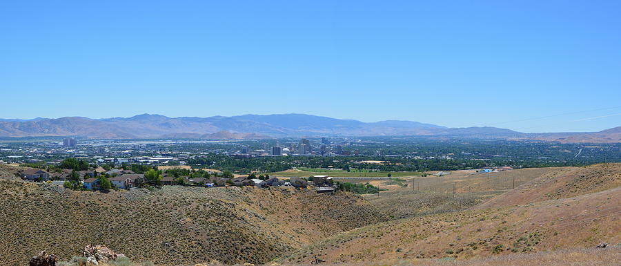 Reno Photograph - View of Reno #3 by Brent Dolliver