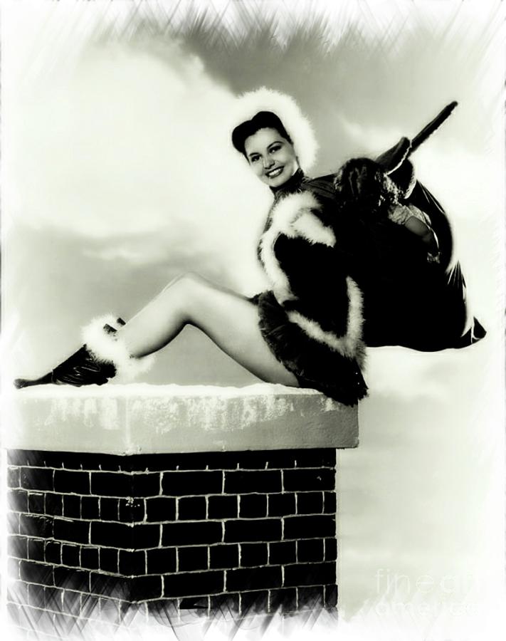 Vintage Hollywood Christmas Pinup Photograph By Esoterica Art Agency 