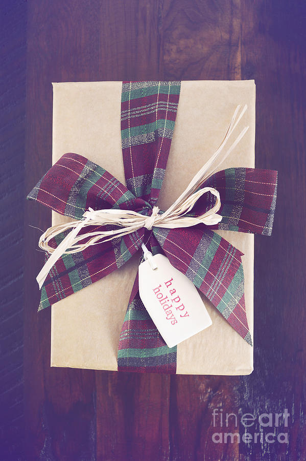 Vintage style Christmas Gift #3 Photograph by Milleflore Images