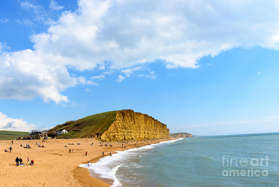 West Bay Cliffs #3 Photograph by Colin Rayner