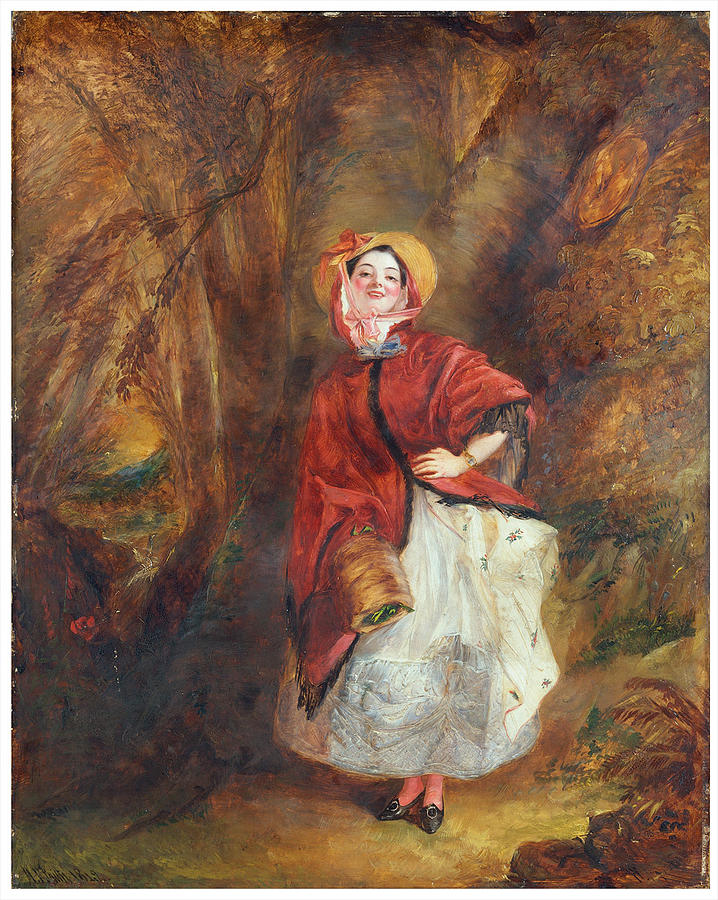 Woman Painting - William Powell Frith #3 by Dolly Varden