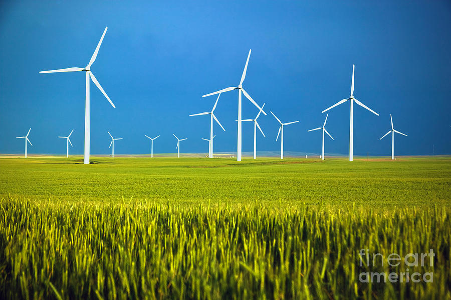 Wind Turbines #3 Photograph by Inga Spence