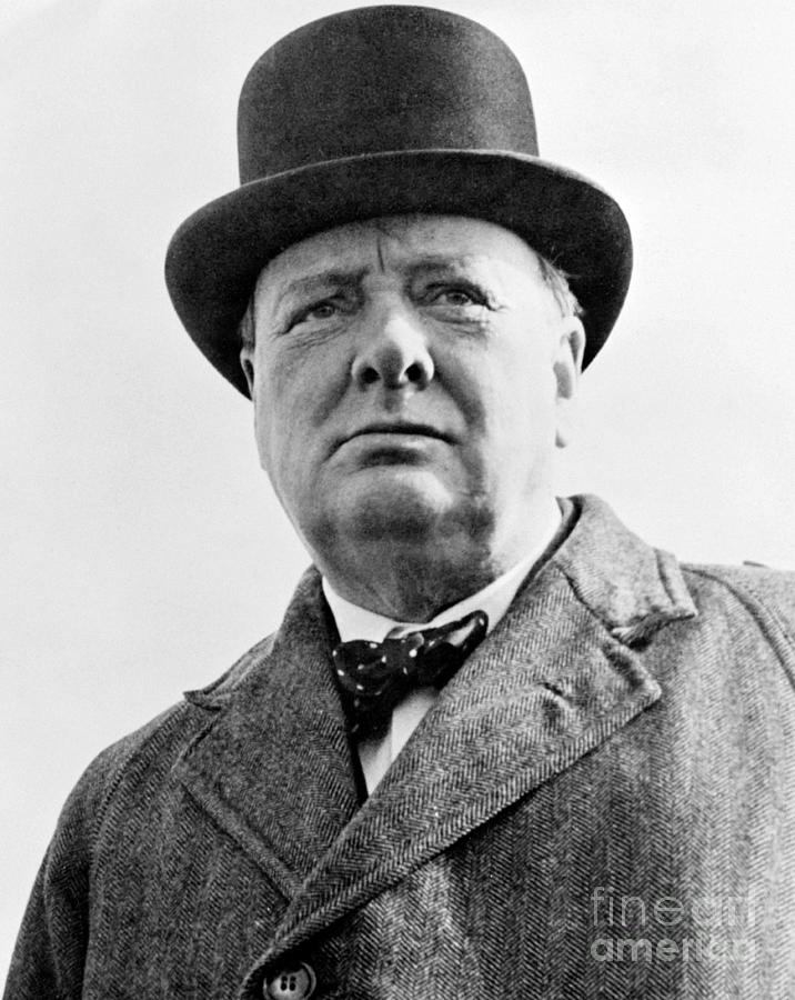 Winston Churchill Photograph by English School