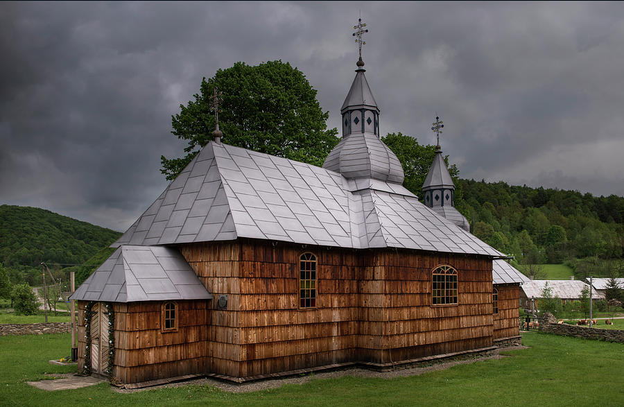 Wooden church in Olchowiec #3 Photograph by Jaroslaw Blaminsky
