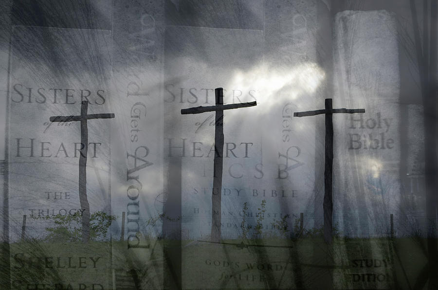 3 Wooden Crosses Photograph by Jim Love