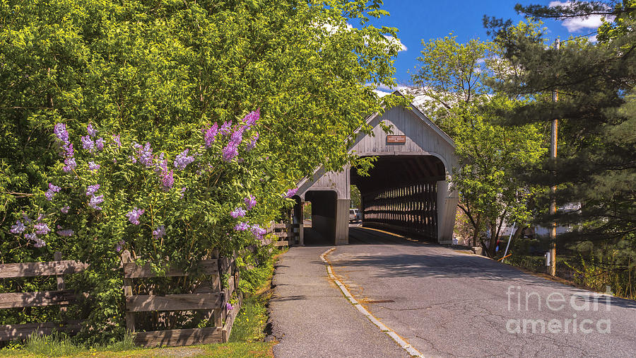 Woodstock Middle Bridge #5 Photograph by Scenic Vermont Photography