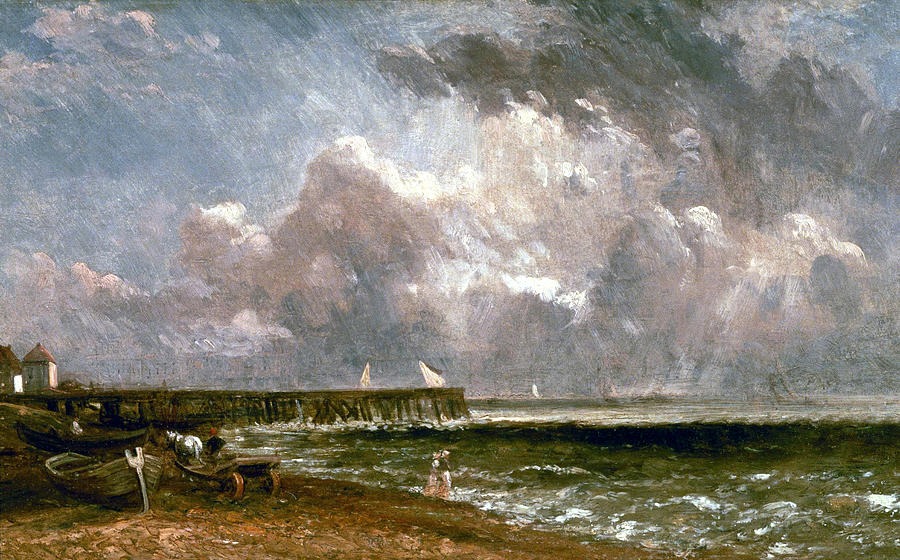 Yarmouth Pier #4 Painting by John Constable