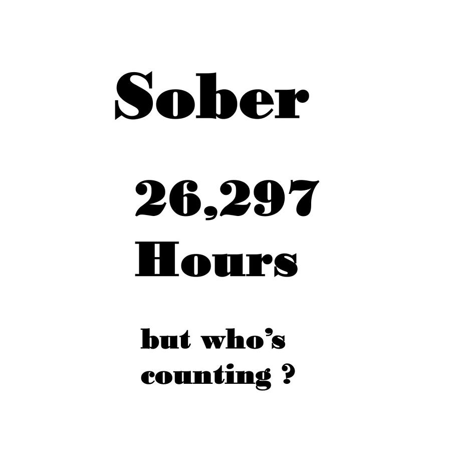 3 Years Sober Photograph by Florene Welebny