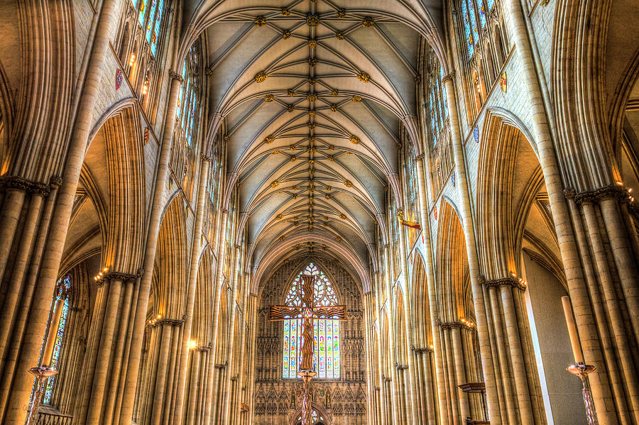 York Minster Cathedral #3 Photograph by David Pyatt