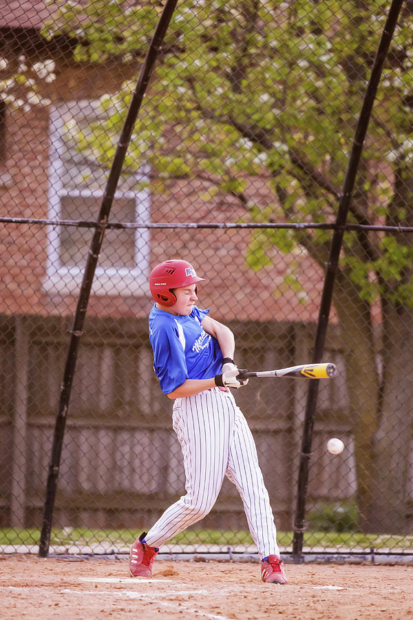 Youth Baseball Match #3 Photograph by Peter Lakomy