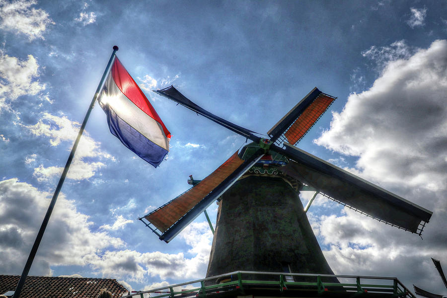 Zaanse Schans Holland Windmills Netherlands #3 Photograph by Paul James Bannerman