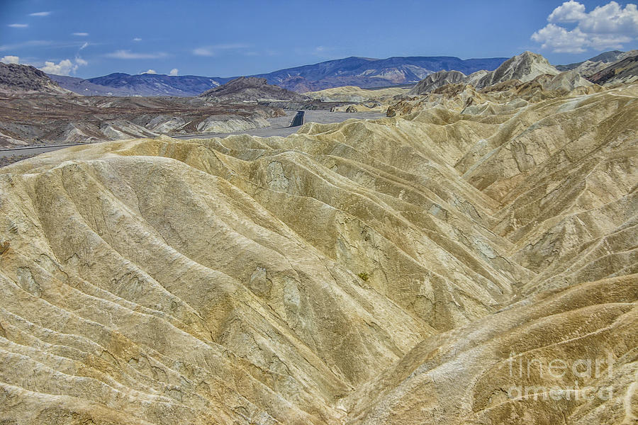 Zabriskie point Death Valley Photograph by Patricia Hofmeester