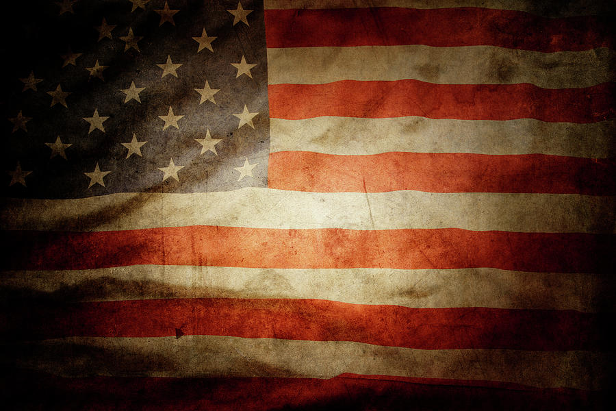 American flag No.126 Photograph by Les Cunliffe