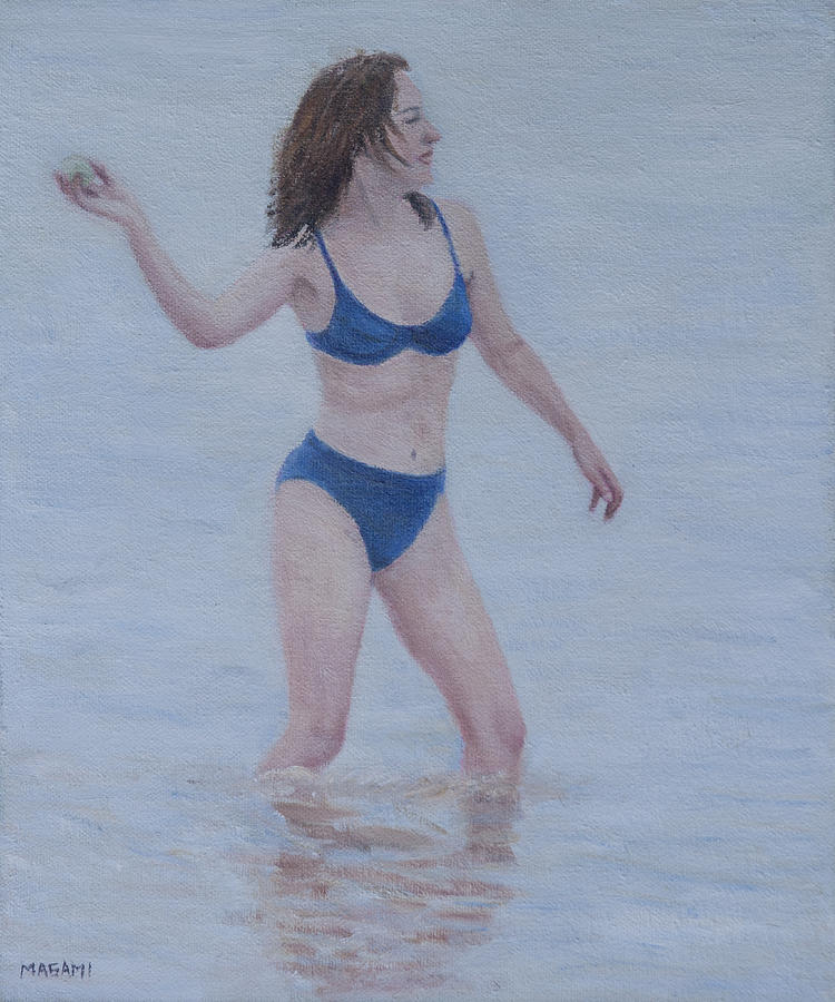 Beach Girl #30 Painting by Masami Iida