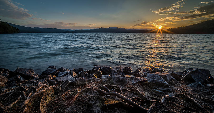 Beautiful landscape scenes at lake jocassee south carolina #30 Photograph by Alex Grichenko