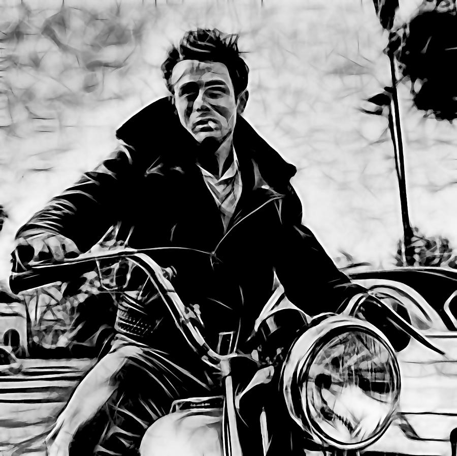 James Dean Mixed Media - James Dean Collection #30 by Marvin Blaine