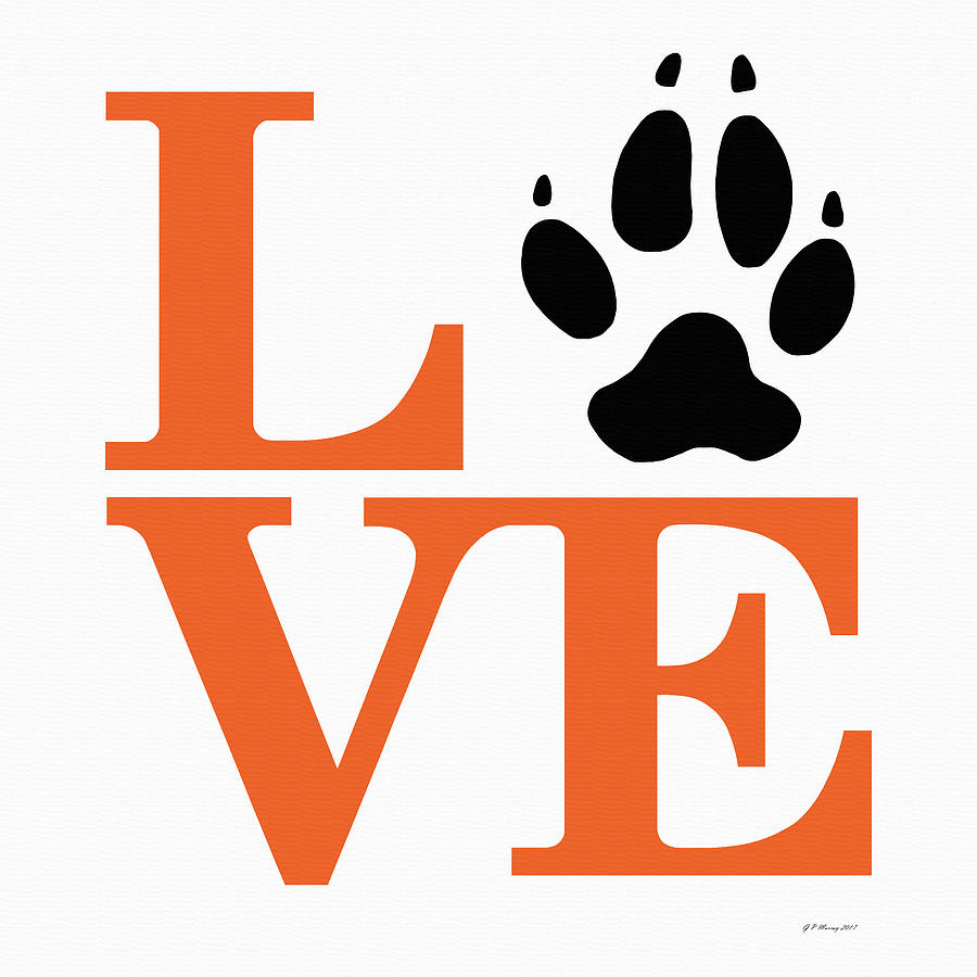 Love Claw Paw Sign #30 Digital Art by Gregory Murray