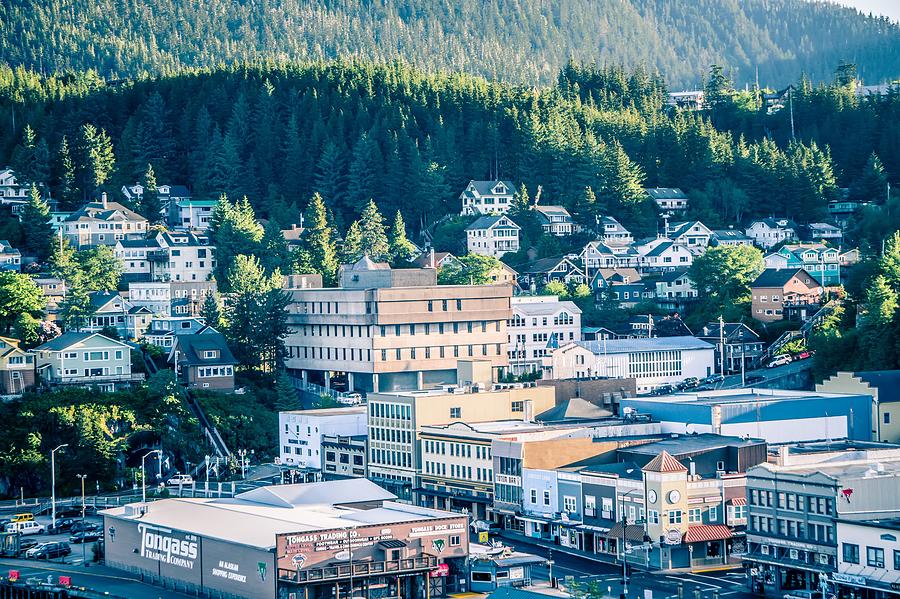 Scenery Around Alaskan Town Of Ketchikan Photograph