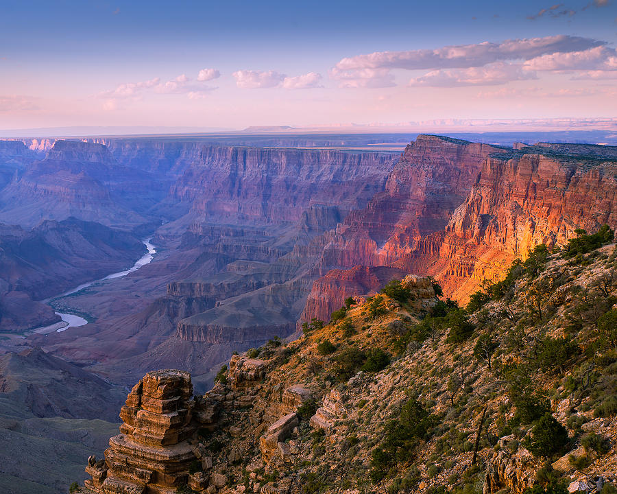 Grand Canyon Sunset Photograph - Canyon Glow by Mikes Nature Grand Canyon Sunset Photograph - Canyon Glow by Mikes Nature