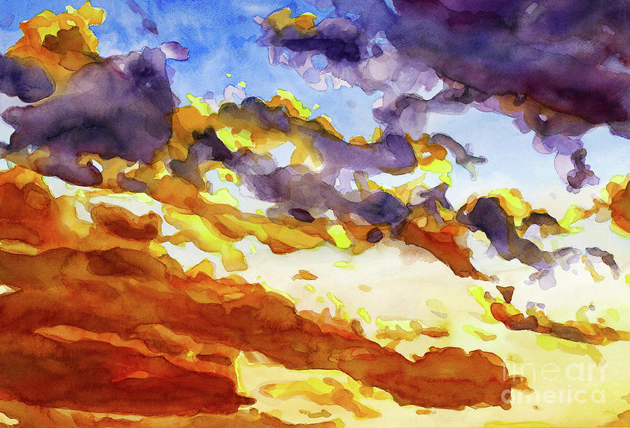 #301 Clouds #301 Painting by William Lum