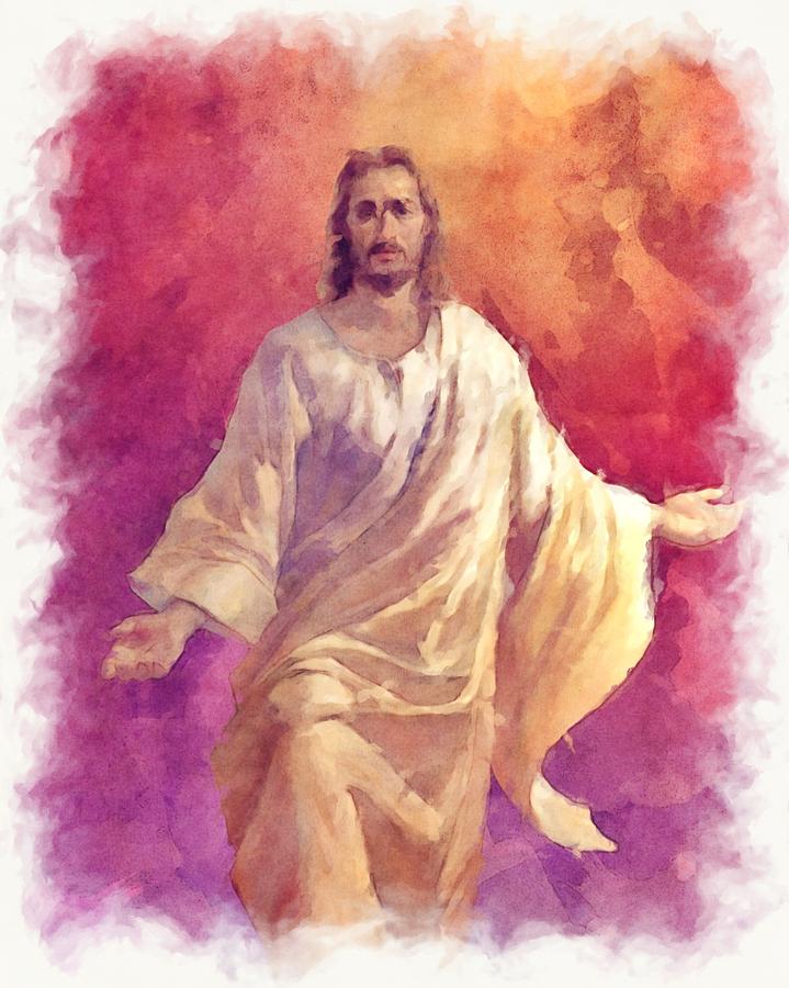 Jesus Christ - Religious Art Digital Art by Elena Kosvincheva | Fine ...