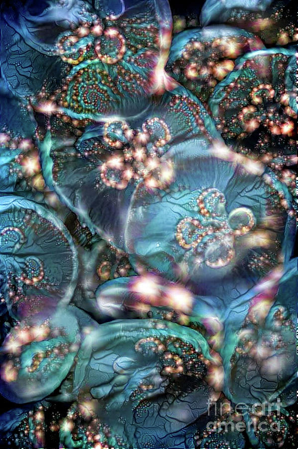 Abstract Jellyfish #31 Digital Art by Amy Cicconi
