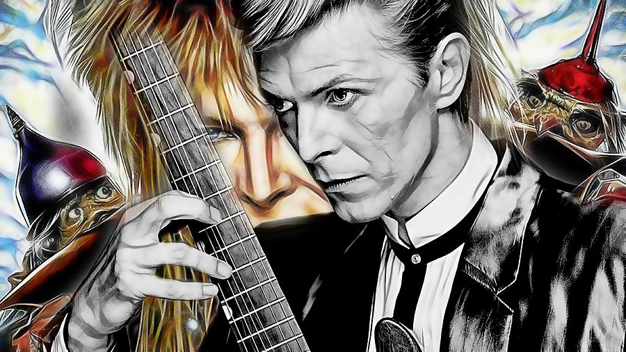 David Bowie Collection #27 Mixed Media by Marvin Blaine
