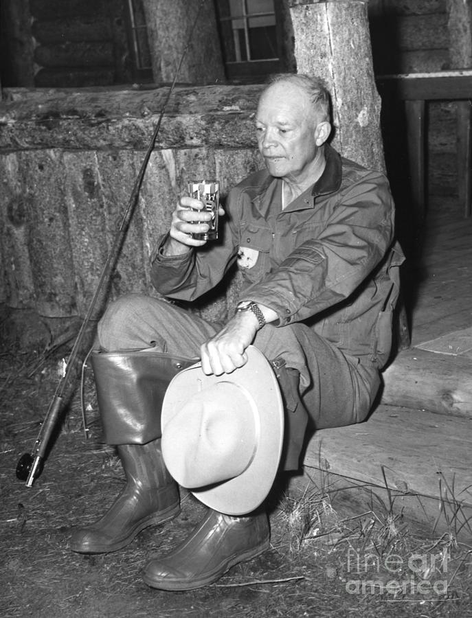 Hat Photograph - Dwight D. Eisenhower #40 by Granger