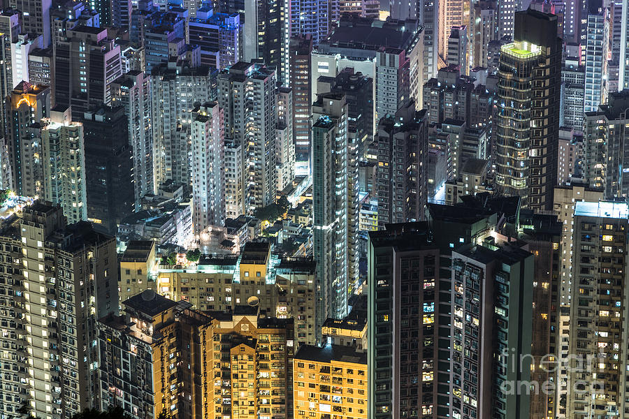 Hong Kong skyline #31 Photograph by Didier Marti