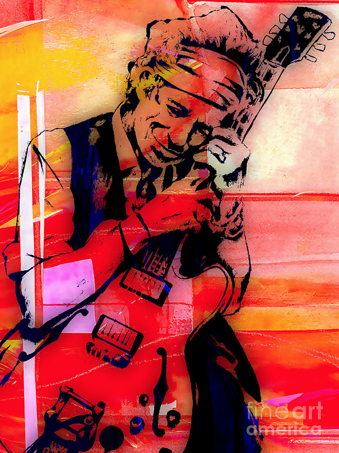 Keith Richards Collection #3 Mixed Media by Marvin Blaine