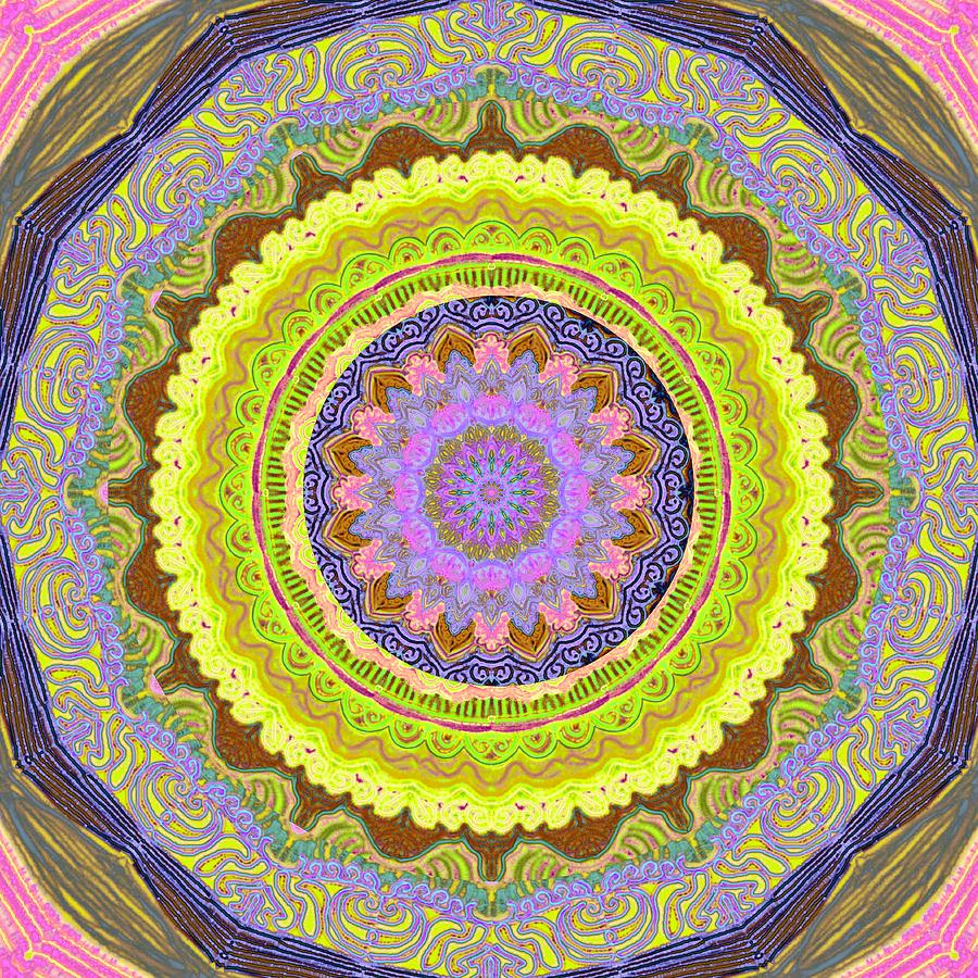 mandala- Russian inspiration Digital Art by Sandrine Kespi - Fine Art ...