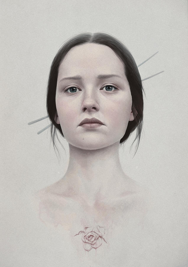 Portrait Painting - 318 by Diego Fernandez