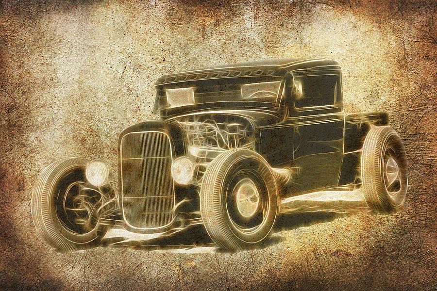 32 Ford Pickup Fade Photograph by Steve McKinzie