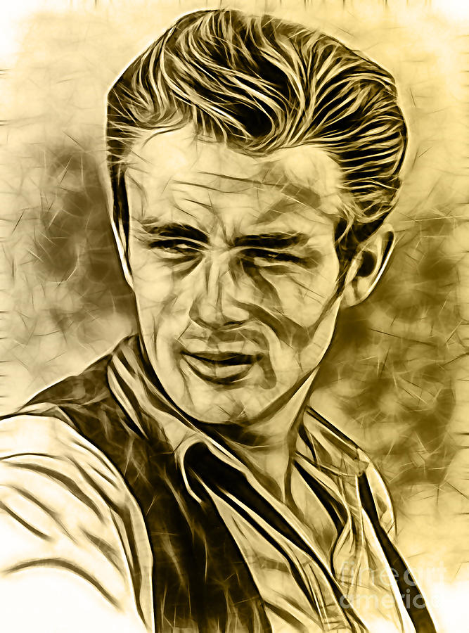 James Dean Mixed Media - James Dean Collection #32 by Marvin Blaine