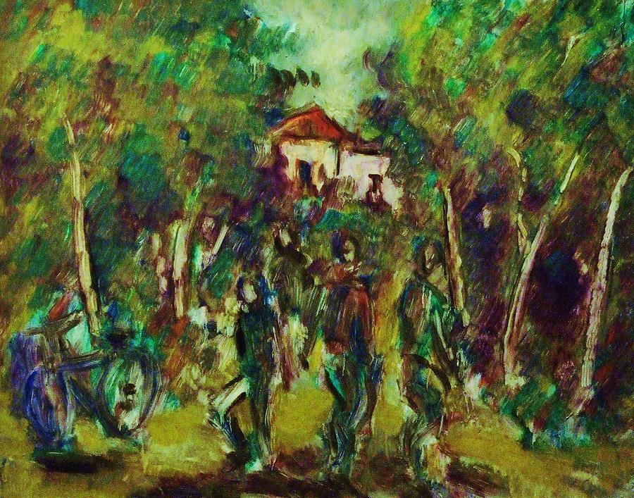 Landscape Painting - Landscape by Jean pierre Harixcalde Landscape Painting - Landscape by Jean pierre Harixcalde