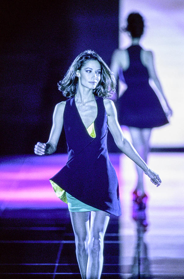 Versace Fall 1991 Rtw Show 33 Photograph by Guy Marineau Versace Fall 1991 Rtw Show 33 Photograph by Guy Marineau