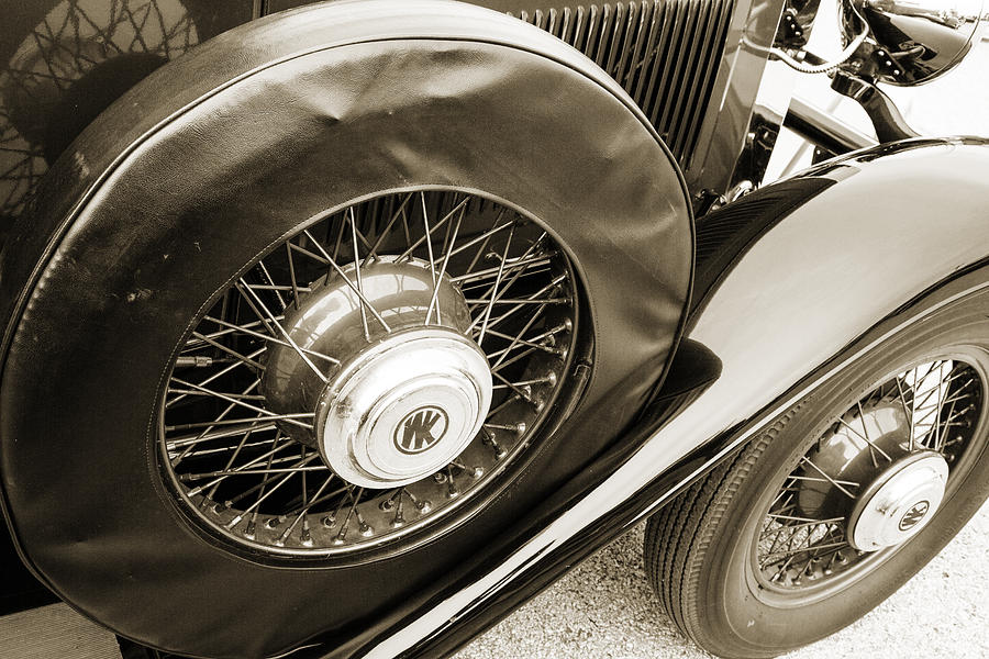 1929 Willys Knight Vintage Classic Car Automobile Photographs Fi #33 Photograph by M K Miller