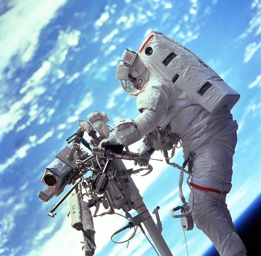 Astronaut at Work 9 Photograph by Steve Kearns