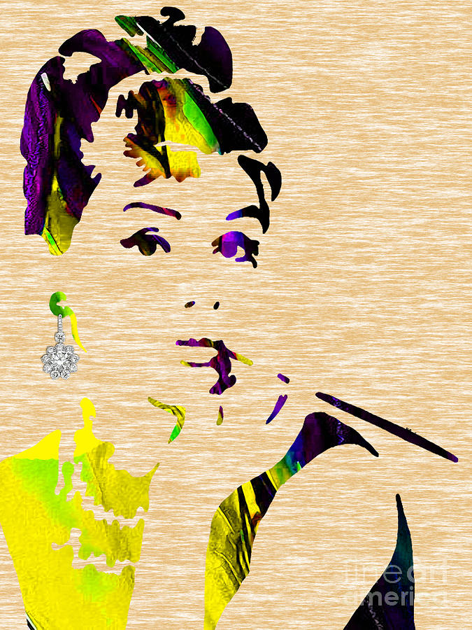 Audrey Hepburn Mixed Media - Audrey Hepburn Collection #33 by Marvin Blaine