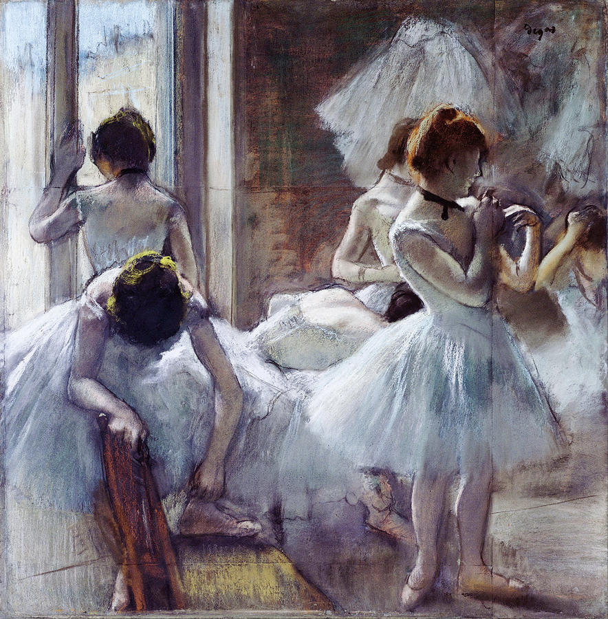 Ballet Painting - Dancers #33 by Edgar Degas