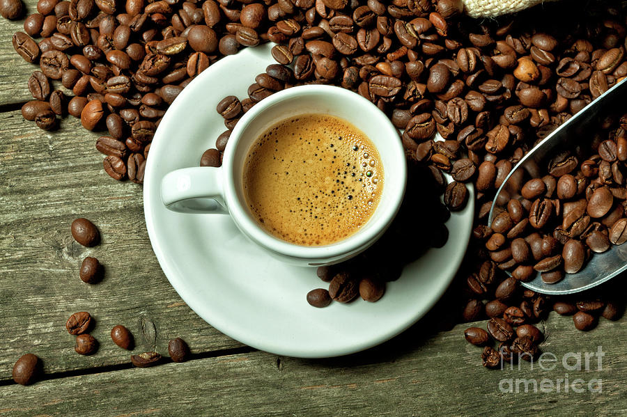Espresso And Coffee Grain #33 Photograph by Gualtiero Boffi