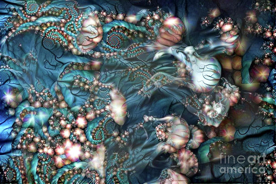Abstract Jellyfish #34 Digital Art by Amy Cicconi