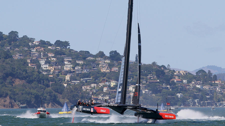Americas Cup Oracle #34 Photograph by Steven Lapkin