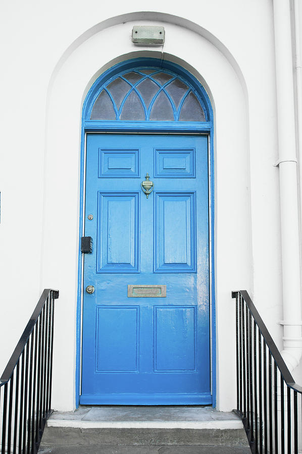 Architecture Photograph - Blue door #34 by Tom Gowanlock