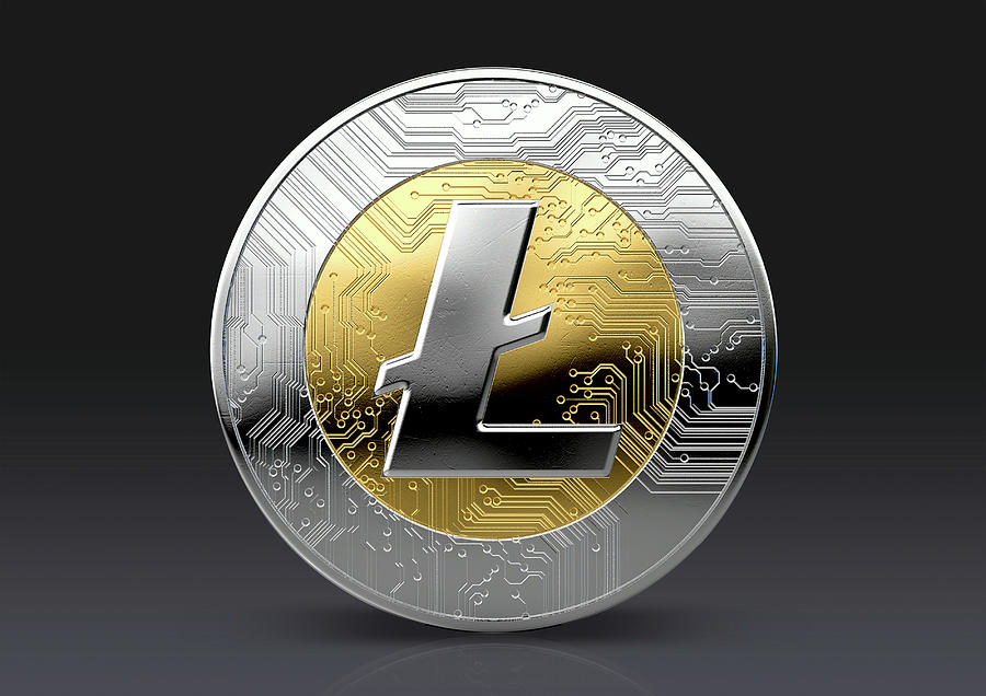 Coin Digital Art - Cryptocurrency Physical Coin #34 by Allan Swart