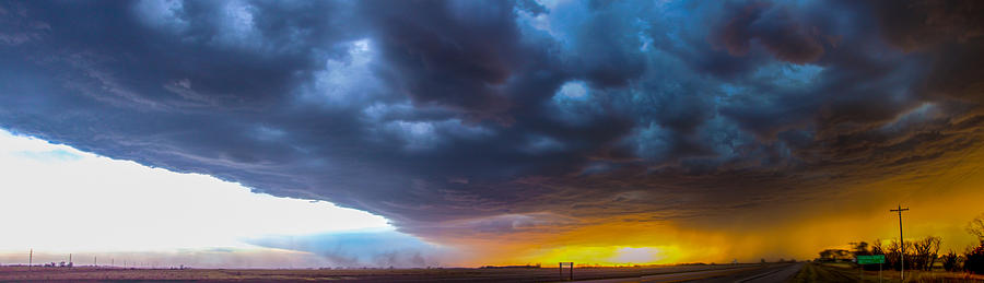 Nature Photograph - First Nebraska Storm Chase 2015 #2 by NebraskaSC