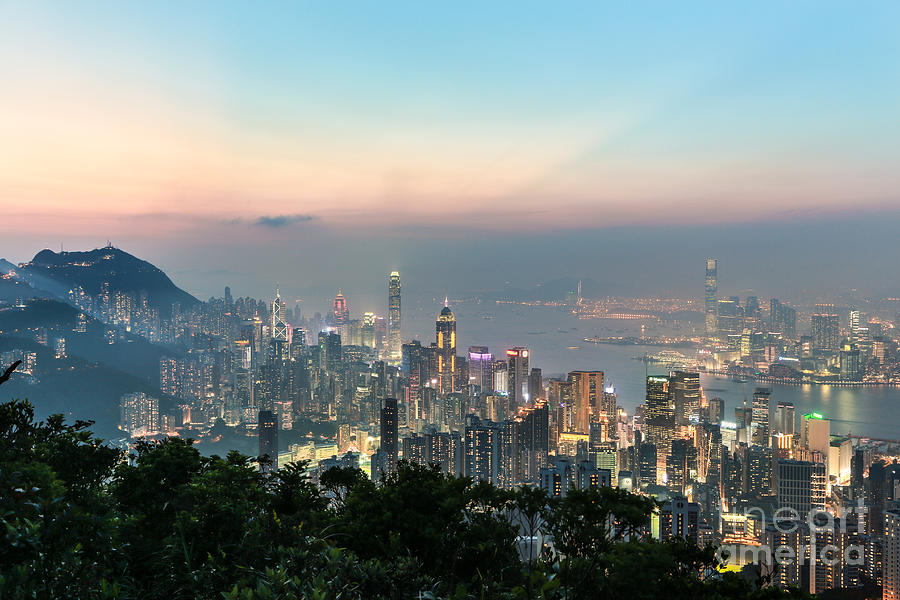 Hong Kong skyline #34 Photograph by Didier Marti