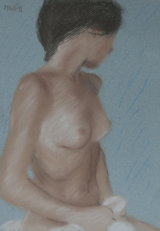 Nude Study #34 Pastel by Masami Iida